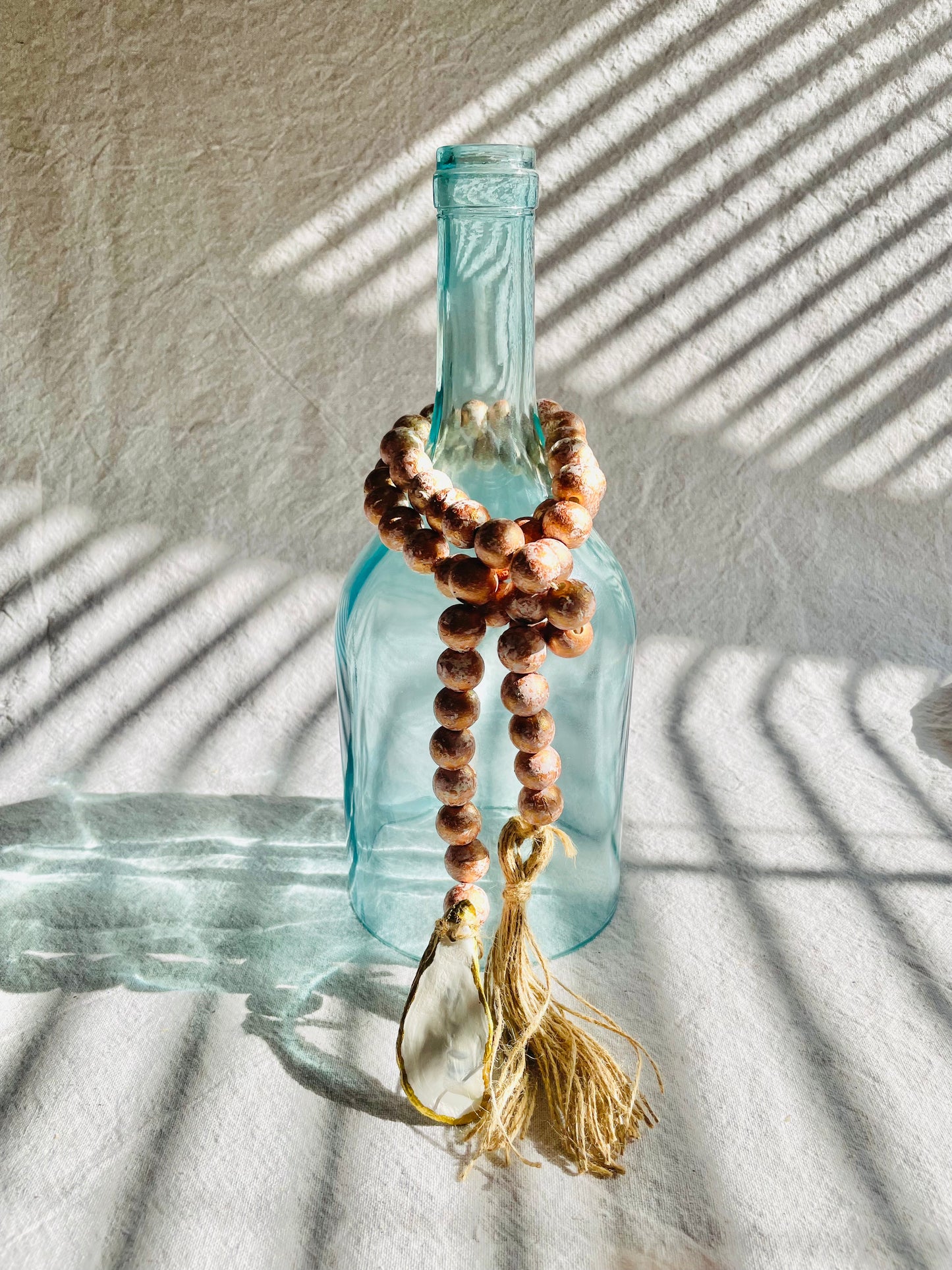 Oyster Blessing Beads - Bronze Marble