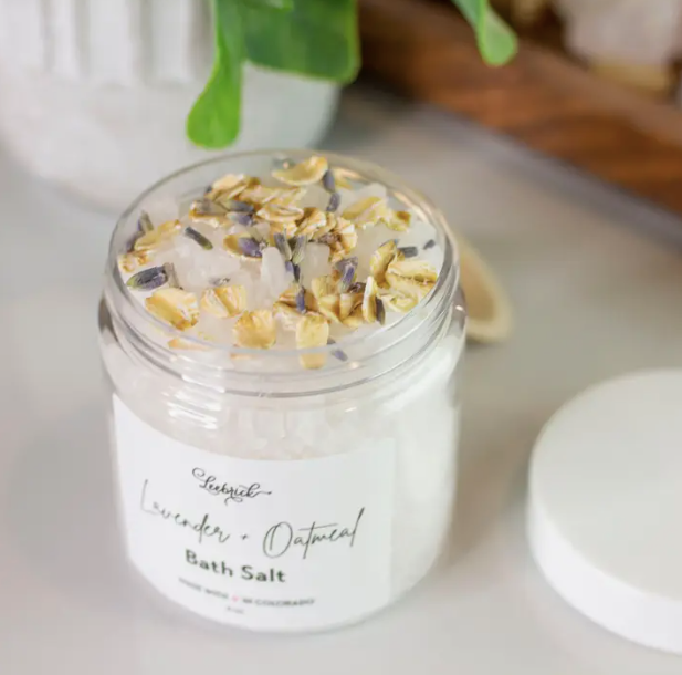 Lavender Oatmeal Botanical Bath Salts by Leebrick