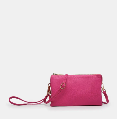 Riley 3 Compartment Crossbody/Wristlet