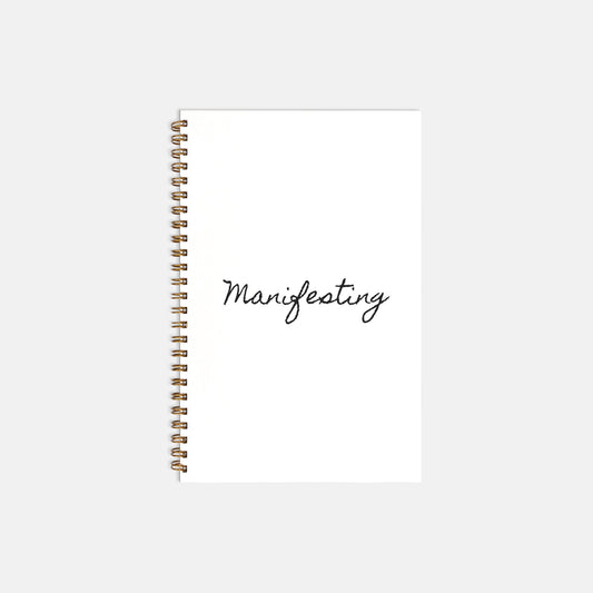 Manifesting Notebook Hardcover Spiral 5.5 x 8.5