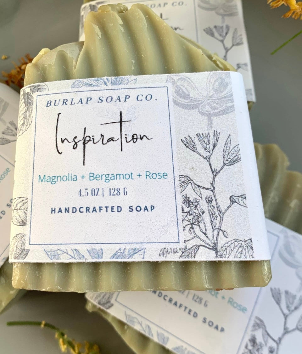 Inspiration Magnolia, Bergamot & Rose Artisan Soap