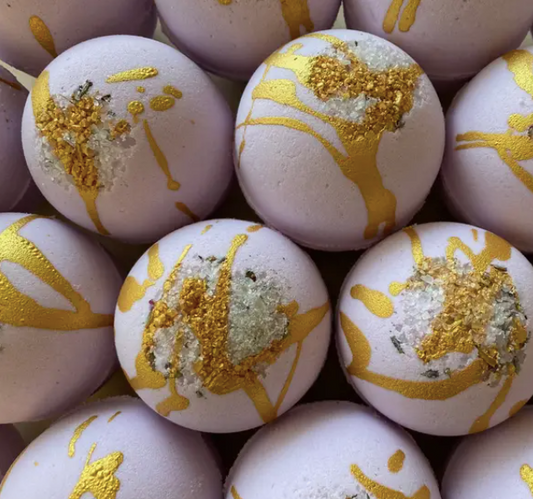 Lavender Vanilla Bath Bomb by Naked Bar Soap Co.