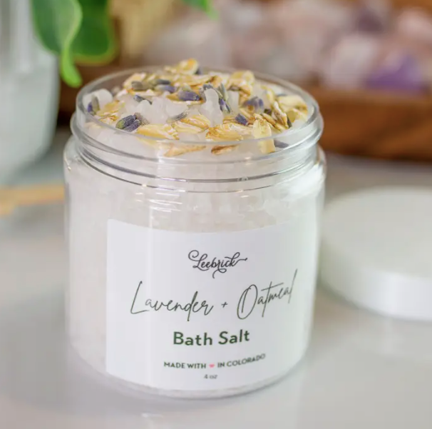 Lavender Oatmeal Botanical Bath Salts by Leebrick