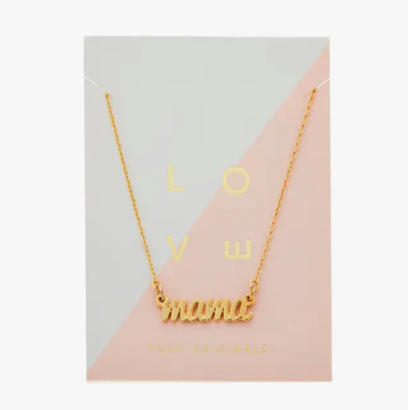 Mama Script Necklace by Foxy Originals