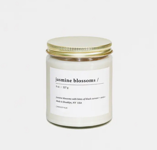Jasmine Blossoms Soy Candle 8 oz